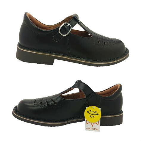 wilde school shoes|Ladies School Shoes Wilde Jarra Black Leather Wide。